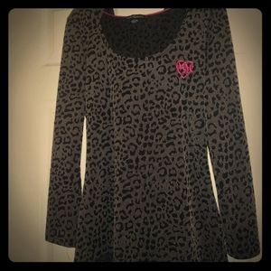 Gray Hooded Thermal Shirt